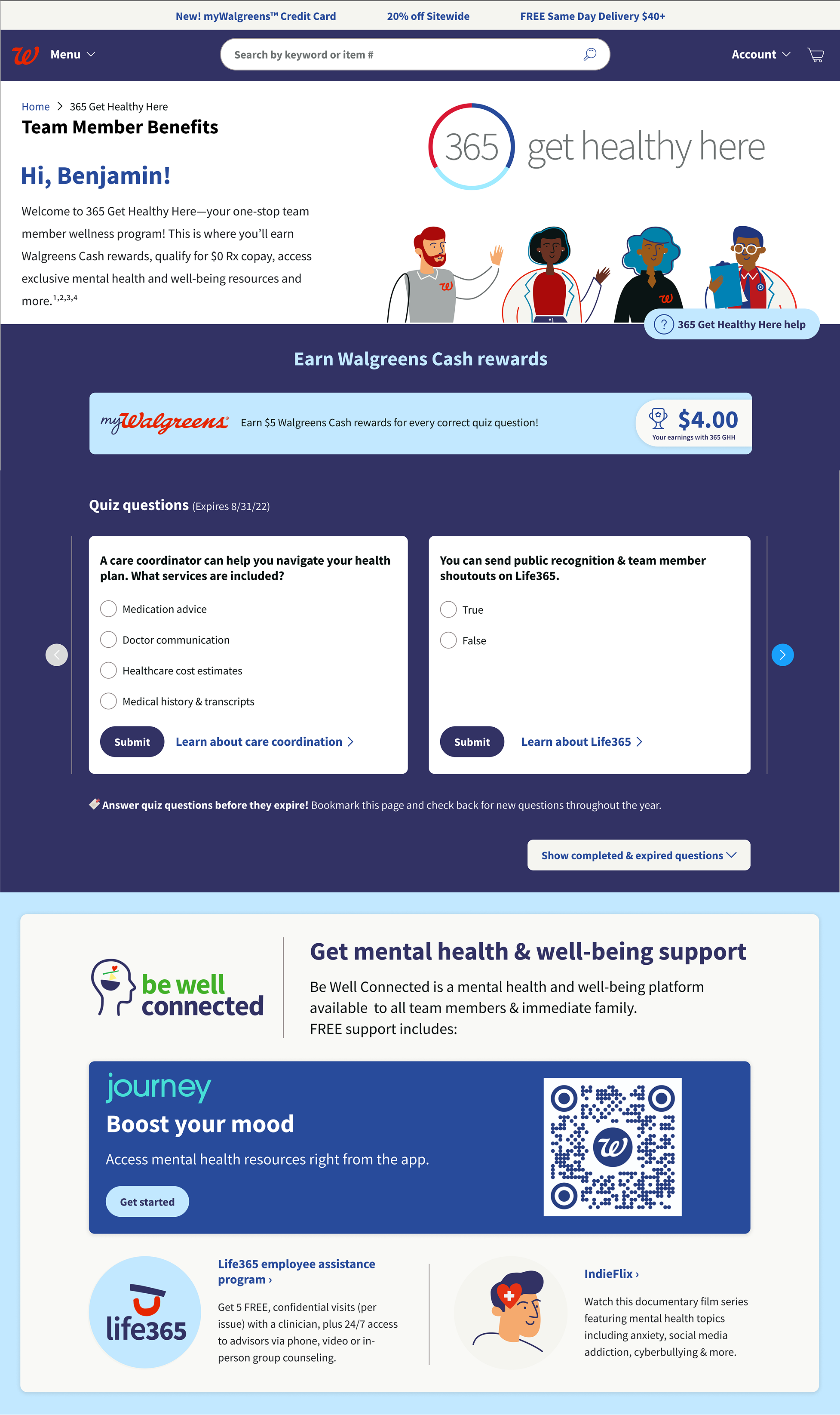 Final Design - Wellness Dashboard
